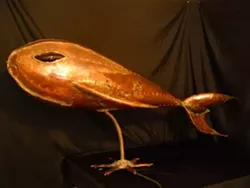 ‘THE ELECTRIC RAY’: This piece by artist and welder Paul Saueressig will be on view at the next Phantom Project art show in Paso Robles. - PHOTO COURTESY OF PAUL SAUERESSIG