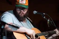 TRUE GRIT: Crazy-good Oklahoma singer-songwriter John Moreland plays Nov. 16 at Frog and Peach and Nov. 17 at Dunbar Brewing. - PHOTO COURTESY OF JOHN MORELAND