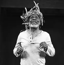 HEAVY LIES THE CROWN : Joseph Marcell stars as Shakespeare’s troubled king, who plummets into madness after the emotional rejection of his youngest daughter. - PHOTO BY ELLIE KURTTZ