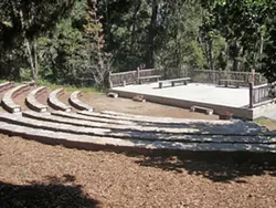 THE NATURAL WAY : Camp Ocean Pines recently completed its outdoor amphitheater, and its very first concert happens on June 10 with Severin Browne and a dozen other performers. - PHOTO COURTESY OF CAMP OCEAN PINES & SEVERIN BROWNE