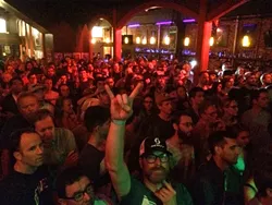 SOLD OUT!: The house was packed for the secret Neil Young show, news of which was spread by word of mouth only. - PHOTO BY GLEN STARKEY
