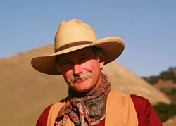 COMES A HORSEMAN: Raconteur and troubadour Dave Stamey brings his award-winning narrative Western music to Coalesce Bookstore on Jan. 9. - PHOTO COURTESY OF DAVE STAMEY