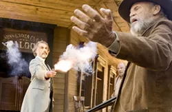 BANG! BANG! : Is Christoph Waltz (left), who won a Best Supporting Actor award as Col. Hans Landa in 2010’s Inglourious Basterds, about to get his second as Dr. King Schultz in Django Unchained? - PHOTO COURTESY OF THE WEINSTEIN COMPANY