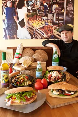 SAVORY : Scott Liddi’s café is practically invisible but well worth a trip for his delectable Italian treats. - PHOTO BY STEVE E. MILLER