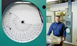 PLASTIC PROBER: Dr. Keith Vorst evaluates the microbial safety and contaminant level in commercial plastic packaging, and has found many such plastics to be disturbingly contaminated—and potentially health-harming. - PHOTO BY STEVE E. MILLER