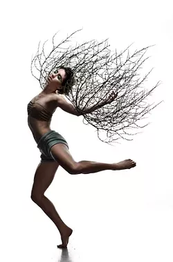 JUMP, BRUSH! : The Civic Ballet’s Jane Selna, pictured, takes the festival’s title literally. - PHOTO BY BARRY GOYETTE