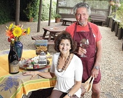 BOLD AND BEAUTIFUL :  Windward Vineyards owners Marc Goldberg and Maggie D&rsquo;Ambrosia founded the Paso Pinot and Paella Festival, which quickly outgrew its original venue at Windward. - PHOTOS BY STEVE E. MILLER
