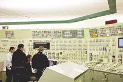 UNDER CONTROL: At the heart of Diablo Canyon sits its control center, where technicians monitor identical sets of instrumentation for each of the plant’s two reactors. - PHOTO BY HENRY BRUINGTON