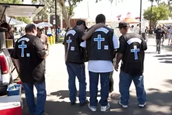 BORN TO RIDE : The men of the Refuge Seekers, a Christian men’s ministry, stop to chat about hot rods, family, and Jesus. The Refuge Seekers have a big heart for family and philanthropy in and around the local community. - PHOTOS BY STEVE E. MILLER