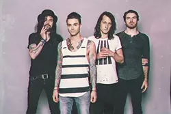 CONFESS: Dashboard Confessional (pictured) joins forces with Third Eye Blind on July 17 at Vina Robles Amphitheatre. - PHOTO BY DAVID BEAN
