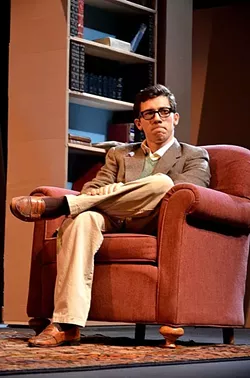 JEALOUS GUY: Far from a saint, Andrew becomes petty throughout the play, after offering Georgie to a friend, Edward, as a date. - PHOTO BY JESSICA PEÑA