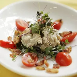 CRAB BLT SALAD : Trevor Lynch, SeaVenture Resort - PHOTO BY STEVE E. MILLER