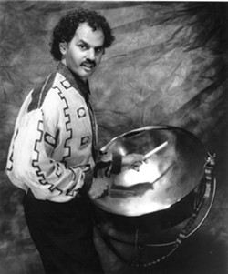 PAN MAN:  Amazing steel drummer Jeff Narell is coming to Steynberg Gallery on Feb. 22. - PHOTO COURTESY OF JEFF NARELL