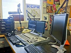 RADIO RESHUFFLE?: After a controversial fundraising incident involving two KCPR DJs, university administrators and students are now involved in a behind-the-scenes tug-of-war over how best to regulate the 46-year-old station. - PHOTO COURTESY OF PARKER GLENN