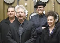 HIGH AND LONESOME : The Black Crown Stringband and Little Black Train play old-time bluegrass at the Red Barn in Los Osos on Dec. 31. - PHOTO COURTESY OF BLACK CROWN STRINGBAND