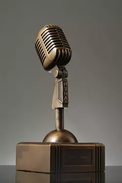 WHO’S GONNA WIN ‘EM? : We’re handing out 10 of these beauties, not to mention a bunch of sweet second- and third- - place plaques, to the winners of the New Times Music Award at five events between Aug. 19 and Aug. 20. - PHOTO BY STEVE E. MILLER