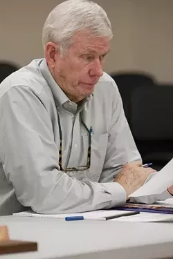RESIGNED TO THE FACT : John Wallace, who plays dual roles as head of the Wallace Group—which provides engineering services to a number of community services districts—and district administrator for the South County Sanitation District, pulled his firm from the Oceano Community Services District on Oct. 17. - FILE PHOTO BY STEVE E. MILLER