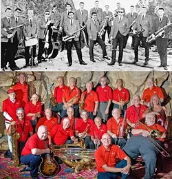 SWINGIN’ IT : Cal Poly graduates from decades past perform as the Cal Poly Collegians Alumni Big Band at the Madonna Inn Ballroom on Aug. 27. - PHOTO COURTESY OF CAL POLY COLLEGIANS ALUMNI BIG BAND