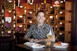 HOLD THE BUN :  Giovanni DeGarimore considered opening a burger joint, but instead opened a classy new wine bar in Morro Bay. - PHOTO BY STEVE E. MILLER