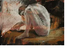 THE PARALYSIS OF REGRET: “Body Language” is on view at the Cambria Center for the Arts, 1350 Main St., through Sept. 30. Hours are Friday 1 to 5 p.m. and Saturday through Sunday, 11 a.m. to 5 p.m. - ARTWORK BY LESLIE HANNON