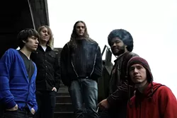 HAVE VIOLIN, WILL TRAVEL : Portland collective Rare Monk hits Frog and Peach on Jan. 12, bringing their continued exploration of pop, rock, psych, jazz, and funk. - PHOTO COURTESY OF RARE MONK