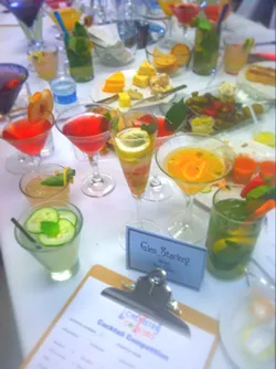 CHEMISTRY FOR ADULTS : Delicious and beautiful potions were imbibed for a great cause: Exploration Station in Grover Beach. - PHOTO BY GLEN STARKEY