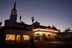 FANCY : The Santa Barbara International Film Festival has long had a knack for predicting Oscar nods, and this year was no different, with nominations for SBIFF honorees Daniel Day-Lewis, Ben Affleck, Jennifer Lawrence, Amy Adams, and Beasts of the Southern Wild’s Quvenzhané Wallis, the youngest actor to be nominated in the history of the award. Pictured is the Arlington Theatre, where Day-Lewis received the festival’s Montecito Award. - PHOTO BY STEVE E. MILLER