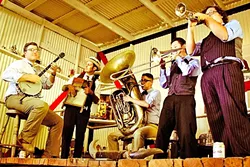 HOT JAZZ: On July 26, the Pismo Vet’s Hall hosts to a day of hot jazz with three bands, including the Crescent Katz (pictured). - PHOTO COURTESY OF THE CRESCENT KATZ