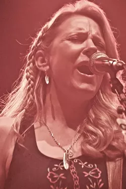 SUSAN TEDESCHI: With a voice like a mix of Janis Joplin and Bonnie Raitt, Susan Tedeschi mesmerized the crowd with her soul-drenched vocals. - PHOTO BY ANNA STARKEY