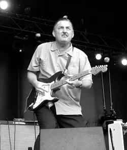 BLUESTASTIC!: Electrifying blues guitarist Charlie Baty will be joined by Mark Hummel on Dec. 7 at the SLO Vets Hall. - PHOTO COURTESY OF CHARLIE BATY