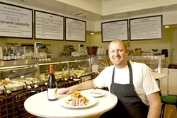 Chef Ryan Gromfin of Centreal City Market creates delectables ranging from pastry to Chinese style salad with Ahi tuna. - PHOTO BY STEVE E. MILLER