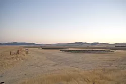 JUST THE BEGINNING? : A test array of solar panels may be as far as SunPower’s California Valley Solar Ranch project gets if a lawsuit filed by local environmental groups is successful. - FILE PHOTO BY STEVE E. MILLER