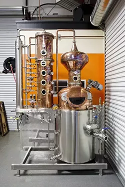 THE LITTLE DISTILLERY THAT COULD : Tap It Brewing in San Luis Obispo is poised to become the 22nd registered micro-distillery in California. - PHOTO BY STEVE E. MILLER