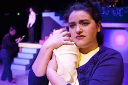 MAMA SAID: Kerry DiMaggio stars as Amy, a young mother navigating a tumultuous decade, in My Generation! - PHOTOS BY STEVE E. MILLER