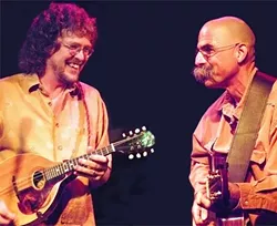 DESTINY : Acoustic duo Kenny Blackwell (left) and Dorian Michael kept running into each other, so they finally decided they were destine to play together. Thank the fates on Jan. 3 at Los Osos’ Red Barn Community Music Series at the South Bay Community Center. - PHOTO COURTESY OF KENNY BLACKWELL AND DORIAN MICHAEL