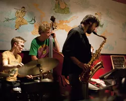 STRAIGHT, NO CHASER : The Forbidden City Jazz Band continues to wow Wednesday night crowds at Mee Heng Low’s noodle house, as they will again on Sept. 29. - PHOTO BY STEVE E. MILLER