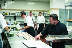 BOUTIQUE CHEFS : Chefs Casey Walcott of Sea Venture and Robert Trester of Sycamore Mineral Springs will be serving us some tasty treats. - PHOTOS COURTESY OF KAMIL KONRAD FOR WINES, WAVES & BEYOND