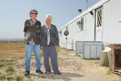 WEBB OF DISTRUST: Longtime California valley residents David and Ro Webb are part of a suit to get the sheep out of California Valley for good. - PHOTO BY STEVE E. MILLER