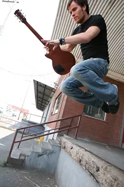 PORTLAND STYLE: The Frog and Peach in downtown SLO features Portland-based acoustic rocker Jon Davidson on New Year’s Day, Jan. 1. - PHOTO COURTESY OF JON DAVIDSON