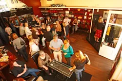 IN SPOT : Gather Wine Bar has quickly gained a reputation as the place to meet, dine, and enjoy wine in Arroyo Grande. - PHOTO BY STEVE E. MILLER