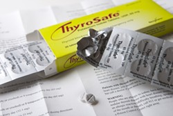 LET THE FREAK OUT BEGIN! :  In light of the ongoing Japanese nuclear disaster, Californians are stocking up on thyroid medications containing potassium iodide, such as Thyrosafe (pictured), even though health officials say there&rsquo;s &ldquo;little possibility&rdquo; that radiation levels here will be affected. - PHOTO BY STEVE E. MILLER