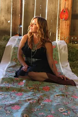 SHE'S THE ONE: Natalie Haskins (pictured) joins fellow singer-songwriters Joe Koenig and Jon Clarke at Broken Earth Winery on March 28. - PHOTO BY MARISSA KNUCKLES