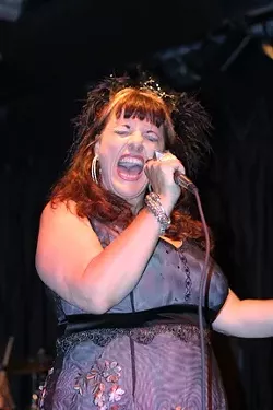 OUT FOR BLOOD! : Candye Kane screams out a fatwa against me for writing about her ex-stripper boobs. - PHOTO BY GLEN STARKEY
