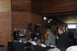 PASO&rsquo;S RHONE RANGERS RIDE AGAIN :  Sunset Wine Editor Sara Schneider moderated the winemakers&rsquo; forum during the 2012 Rhone Essentials Seminar in Paso Robles. - PHOTO BY DAN HARDESTY