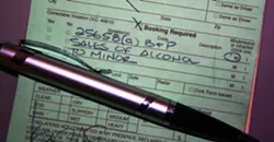 TAPPED OUT : An alcohol citation, like this one provided by the SLOPD, could cost you $250 and up to 32 hours of community service for a first violation. - PHOTO COURTESY OF SLO POLICE DEPT.