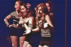 ALL THAT JAZZ: The ladies of “Play On!” slink to the sounds of “Cell Block Tango.” - PHOTO BY JAMIE FOSTER