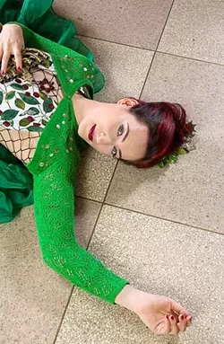 PLAYFUL SCHTICK : New York City songstress Rachael Sage brings her “Sequins and Shpiel” show to the Pour House in Paso Robles on Sept. 9. - PHOTO COURTESY OF RACHAEL SAGE
