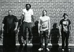 JUMP FOR JOY : World music groovers Rey Fresco play SLO Brew on June 9. - PHOTO COURTESY OF REY FRESCO
