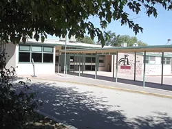 POWER TO THE POLECATS : Carrisa Plains School on the edge of California Valley will soon be solar powered, thanks to a donation by a solar energy company. - PHOTO COURTESY OF ATASCADERO UNIFIED SCHOOL DISTRICT