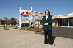 WELCOME! : Karin Moss is executive director of the Morro Bay Visitor Center and Tourism Bureau, which recently moved to 255 Morro Bay Blvd. - PHOTO BY STEVE E. MILLER